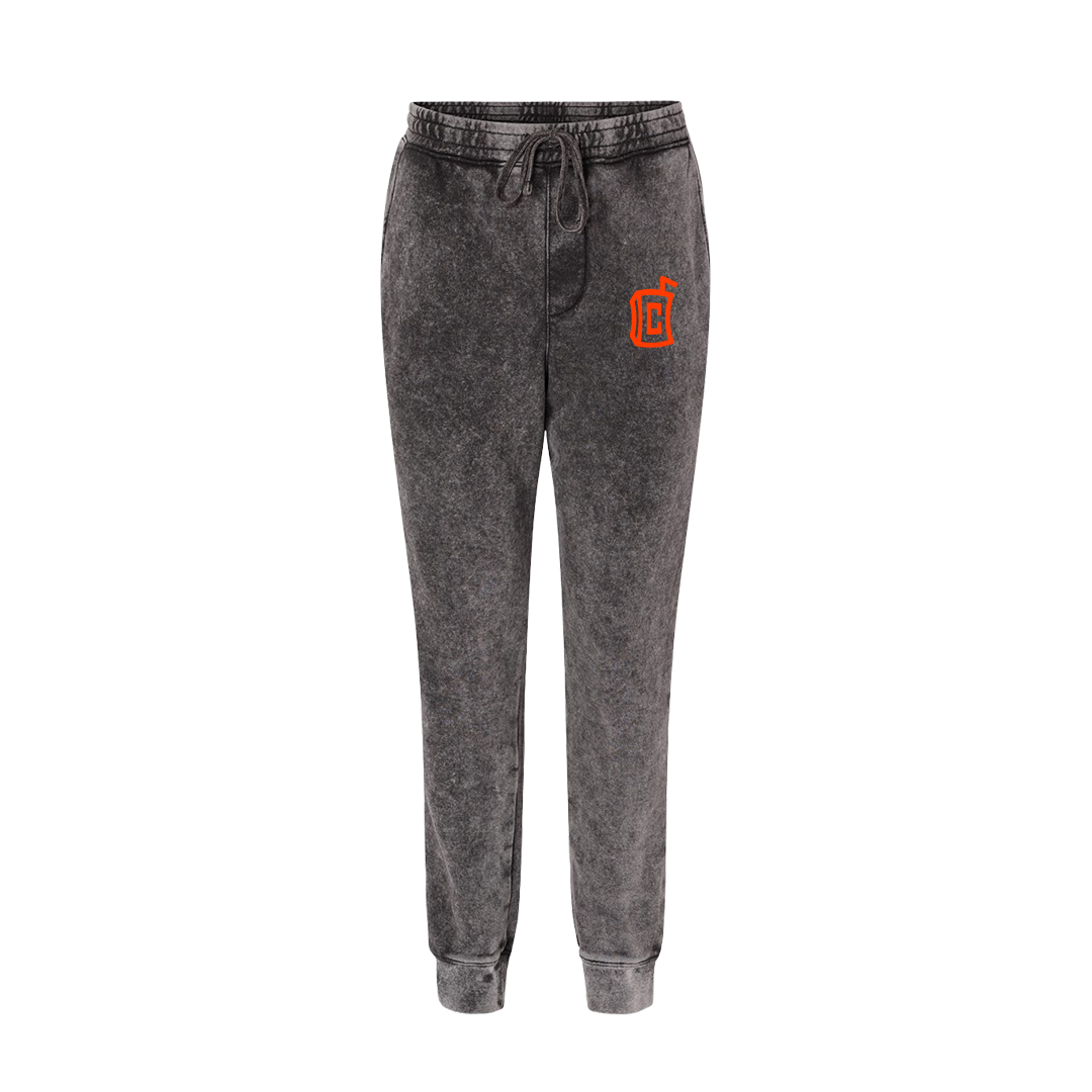 SIGNATURE LOGO MINERAL WASH JOGGERS