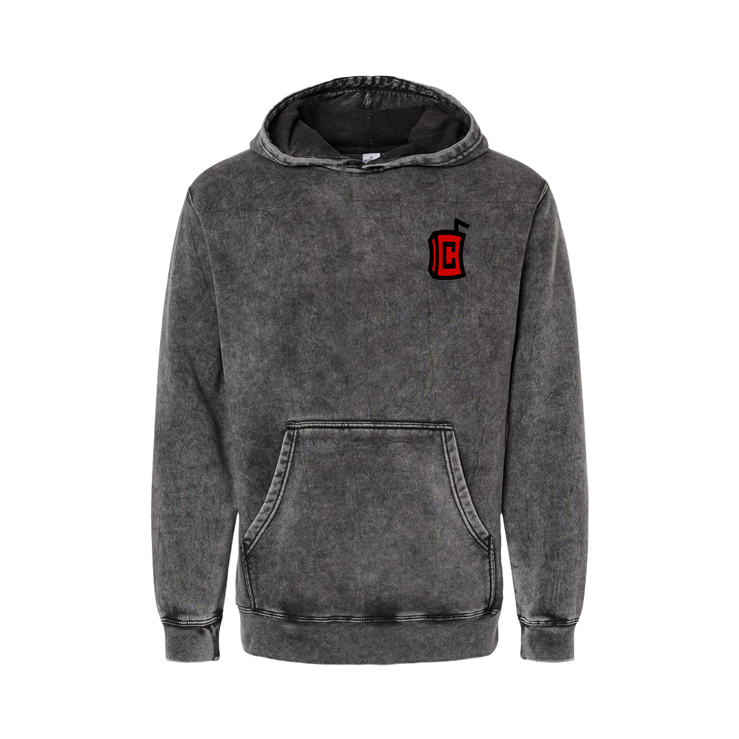 CLASSIC LOGO MINERAL WASH HOODIE