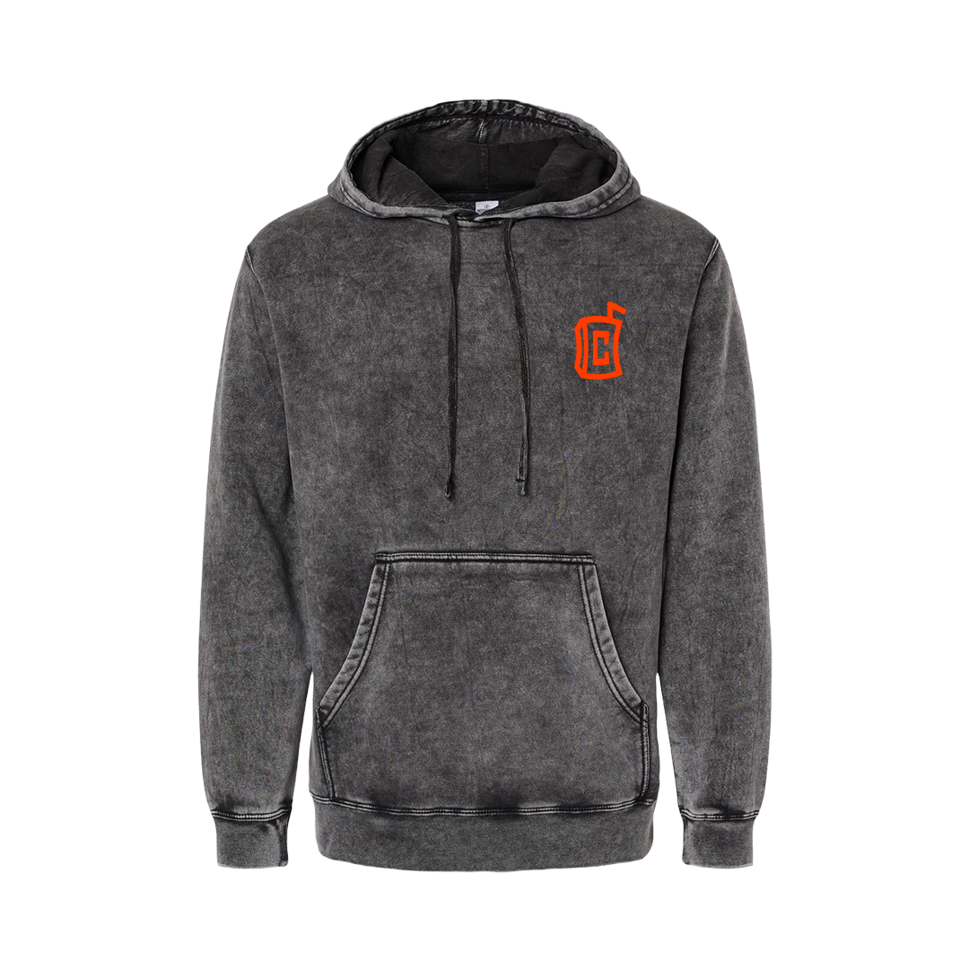 SIGNATURE LOGO MINERAL WASH HOODIE
