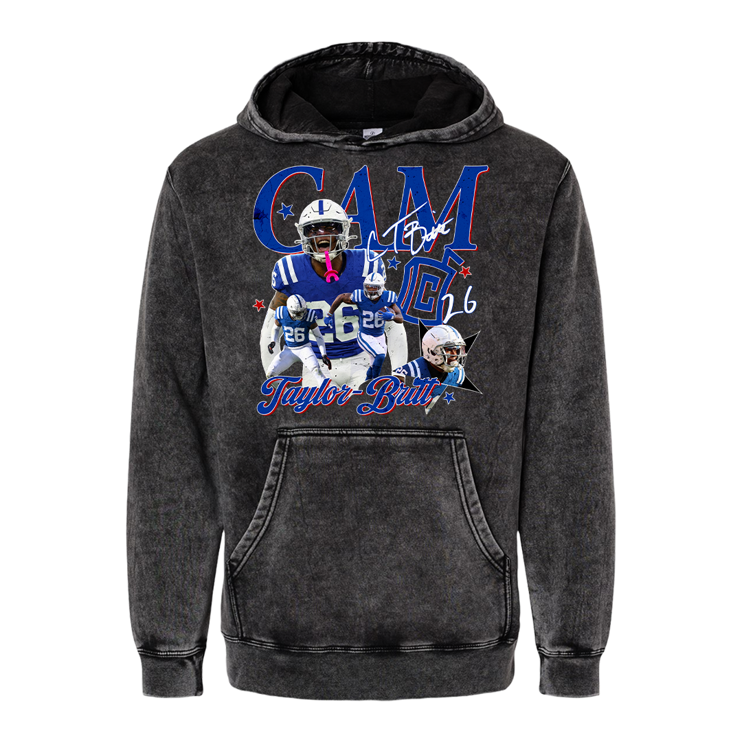 RETRO LOGO MINERAL WASH HOODIE