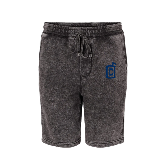 SIGNATURE LOGO MINERAL WASH SHORTS