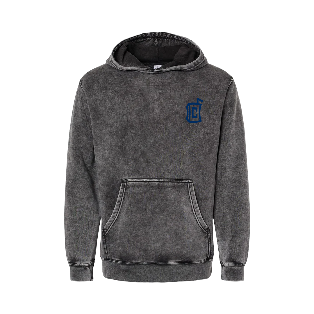 SIGNATURE LOGO MINERAL WASH HOODIE
